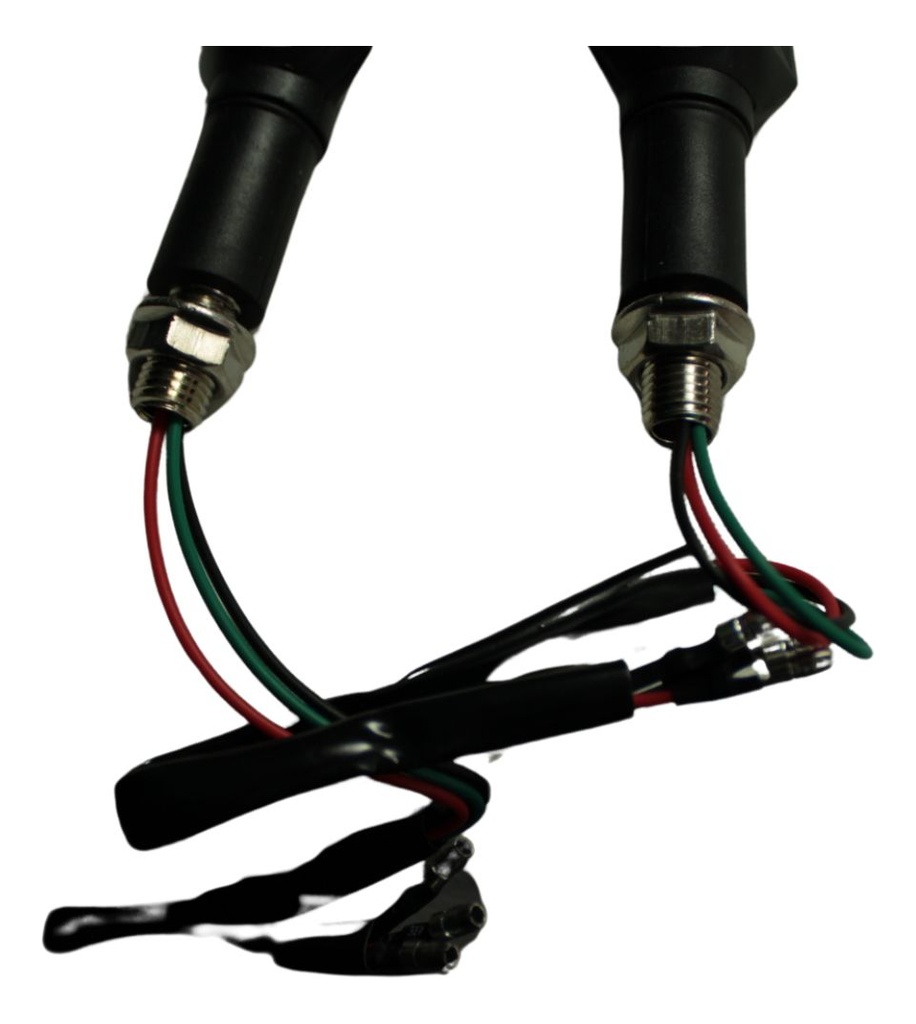 Direccional Led  Universal Motocicleta  Bi-color 12v 2piezas
