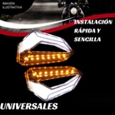 Direccional Led Para Moto Universal  Bi-color Variedad