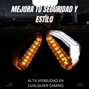 Direccional Led Para Moto Universal  Bi-color Variedad
