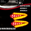 Direccional Para Motocicleta Universal Led Bi-color Varios