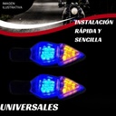 Direccional Para Moto Universal Bicolor 14 Led 4cables 12v