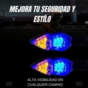 Direccional Para Moto Universal Bicolor 14 Led 4cables 12v
