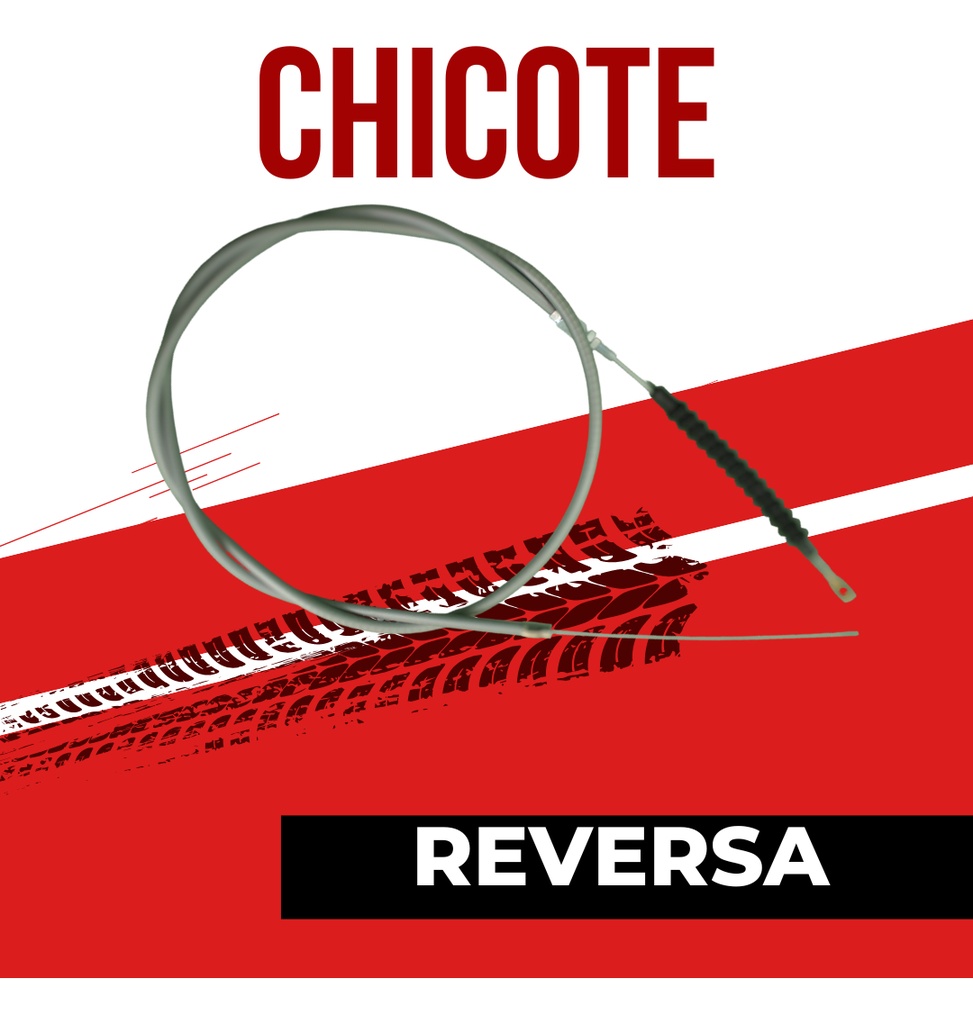 Chicote Reversa Completo Corto Motocarro Bajaj