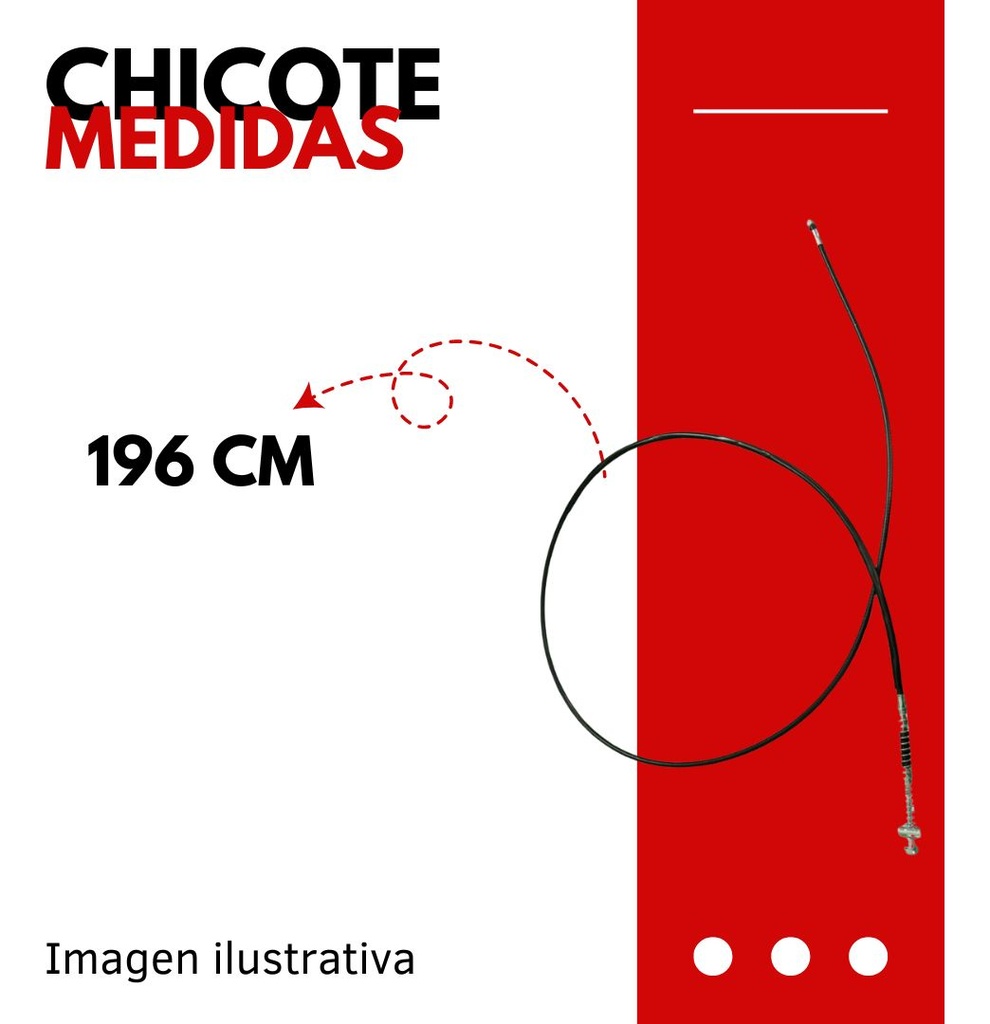 Chicote De Freno Trasero Para Italika Ws150