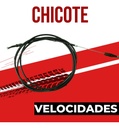 Chicote Velocimetro Para Motocicleta C/forro Tvs 205 Negra
