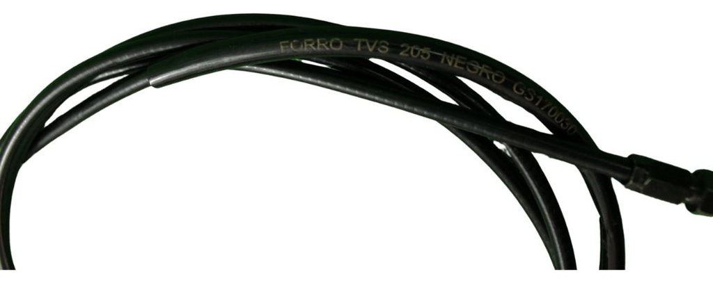 Chicote Velocimetro Para Motocicleta C/forro Tvs 205 Negra