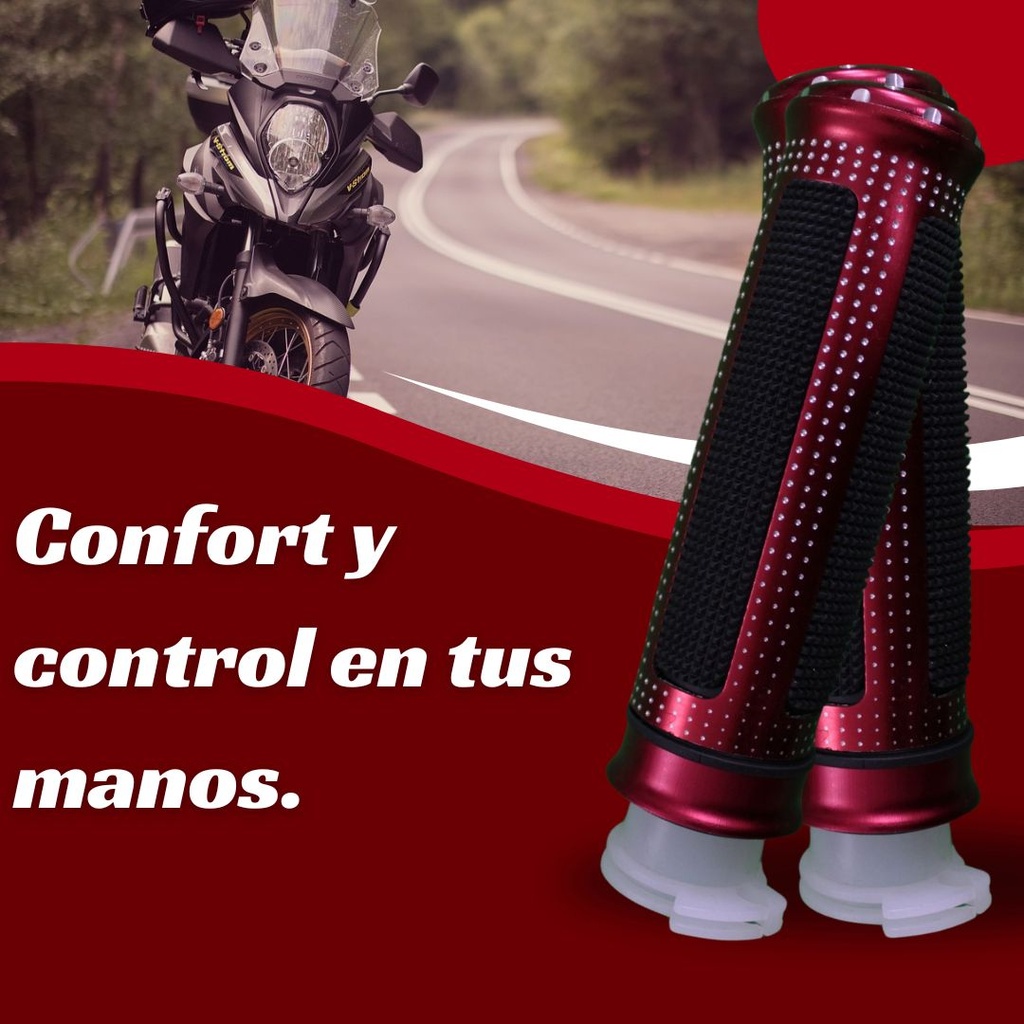 Puños Para Motocicleta Universales De Aluminio/ Colores