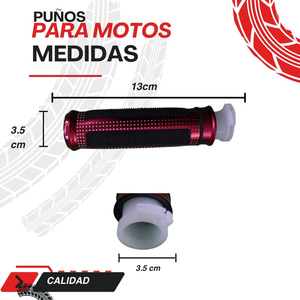 Puños Para Motocicleta Universales De Aluminio/ Colores