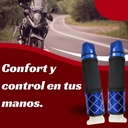 Juego De Puños Para Motocicleta Universal Aluminio/ Colores
