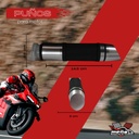 Juego Puños Para Moto Aluminio Azul Marca Matsuma