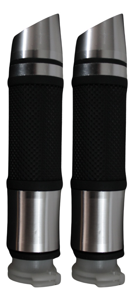 Juego Puños Para Moto Aluminio Azul Marca Matsuma
