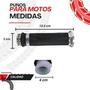 Juego Puños Para Moto De Aluminio Plata Marca Matsuma