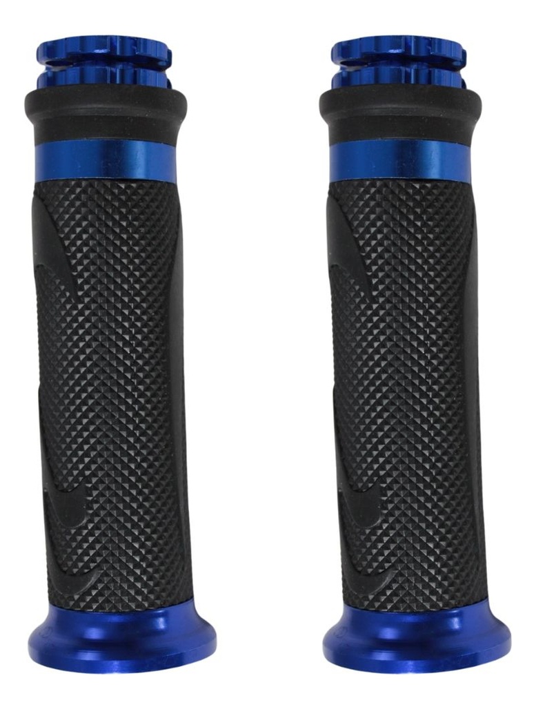 Juego Puños Para Moto De Aluminio Plata Marca Matsuma