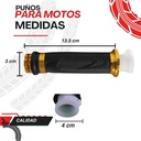 Juego Puños Para Moto De Aluminio Plata Marca Matsuma