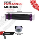 Juego Puños Para Moto De Aluminio Plata Marca Matsuma
