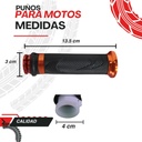 Juego Puños Para Moto De Aluminio Plata Marca Matsuma
