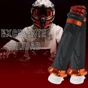 Juego Puños Para Moto De Aluminio Plata Marca Matsuma