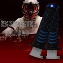Juego De Puños Para Moto Goma Suave Azul Marca Matsuma