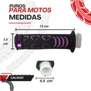 Juego De Puños Para Moto Goma Suave Azul Marca Matsuma