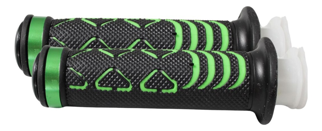 Juego De Puños Para Moto Goma Suave Azul Marca Matsuma