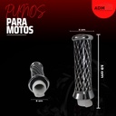 Juego De Puño Con Tapa Cromada De Aluminio 5 Variantes Color