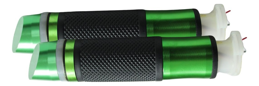 Juego De Puños Aluminio Para Moto Universal Con Luz Led
