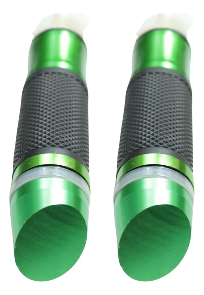 Juego De Puños Aluminio Para Moto Universal Con Luz Led