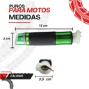 Juego De Puños Aluminio Para Moto Universal Con Luz Led