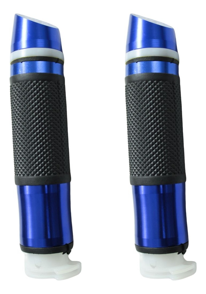 Juego De Puños Aluminio Para Moto Universal Con Luz Led