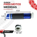 Juego De Puños Aluminio Para Moto Universal Con Luz Led