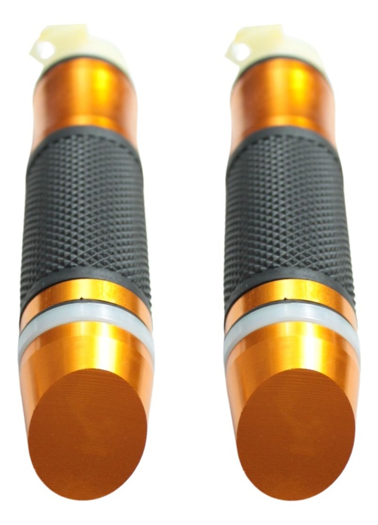 Juego De Puños Aluminio Para Moto Universal Con Luz Led