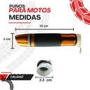 Juego De Puños Aluminio Para Moto Universal Con Luz Led