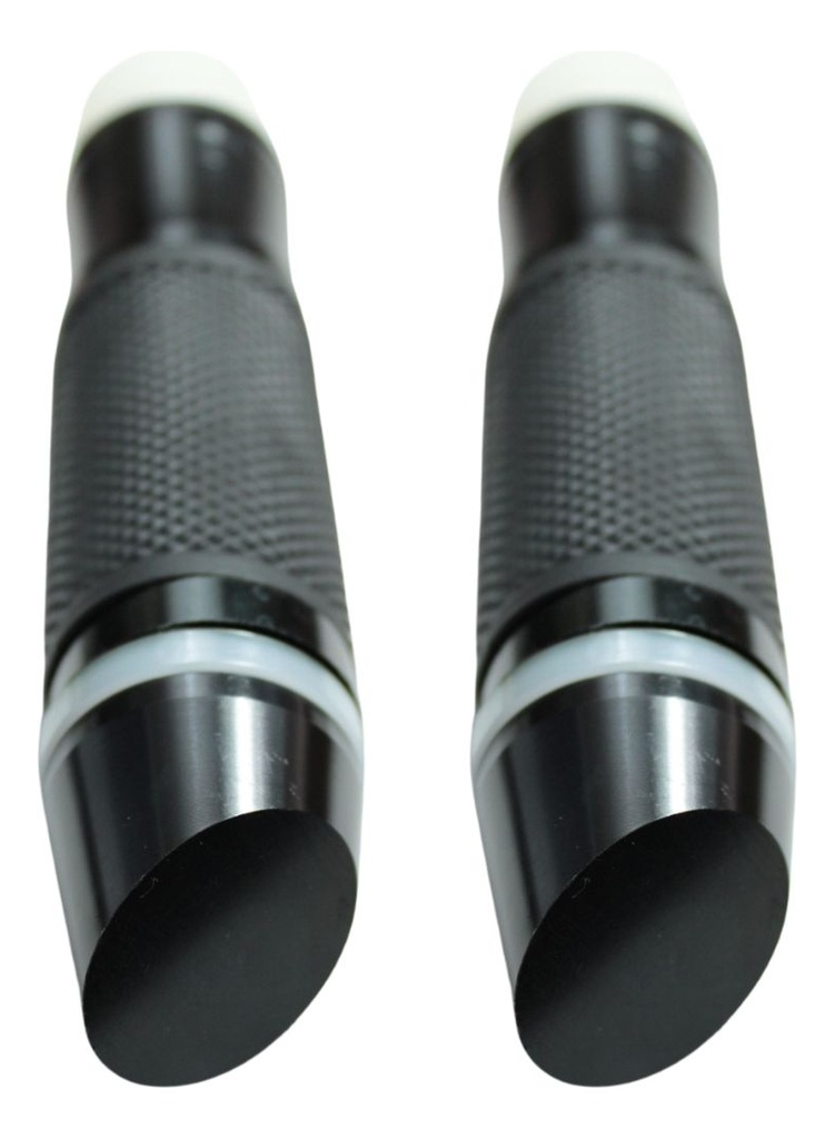 Juego De Puños Aluminio Para Moto Universal Con Luz Led