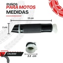 Juego De Puños Aluminio Para Moto Universal Con Luz Led