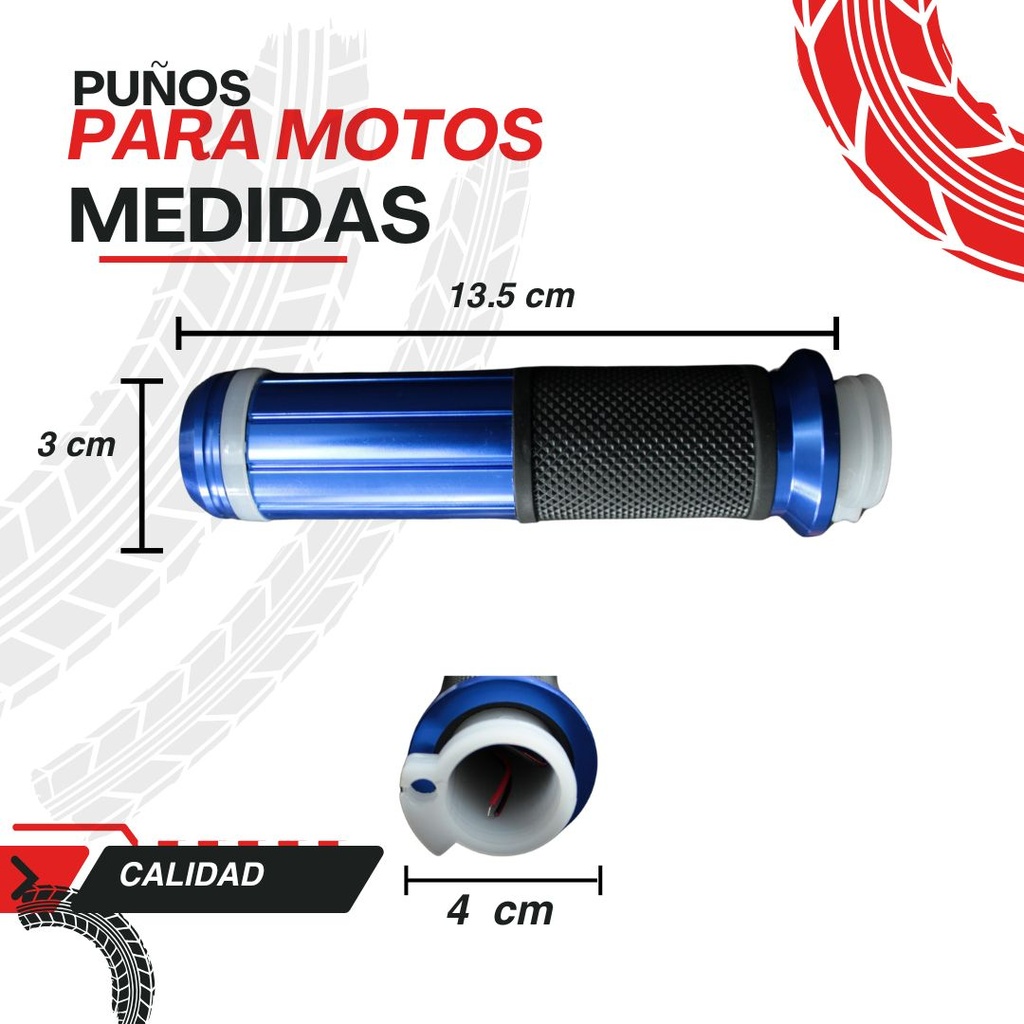 Juego De Puños Matsuma Aluminio/con Luz 5 Variantes De Color