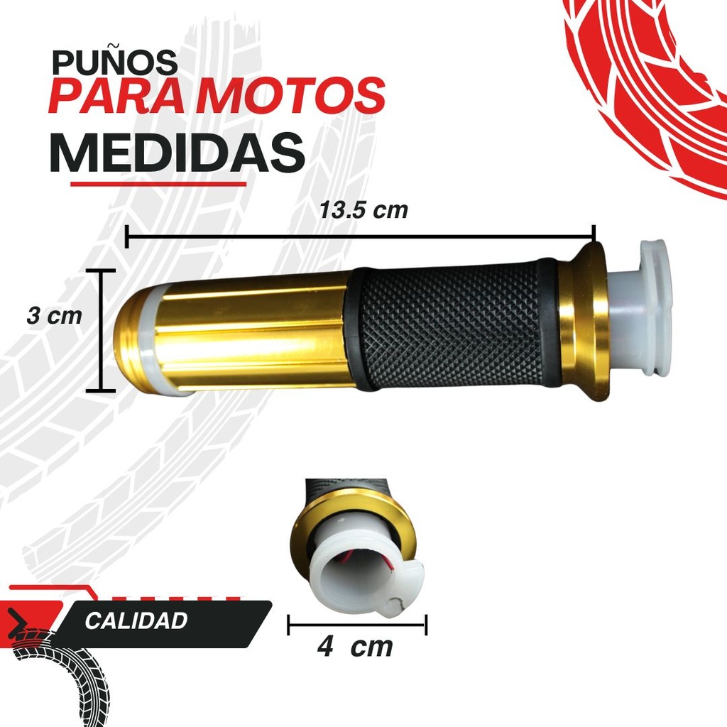 Juego De Puños Matsuma Aluminio/con Luz 5 Variantes De Color