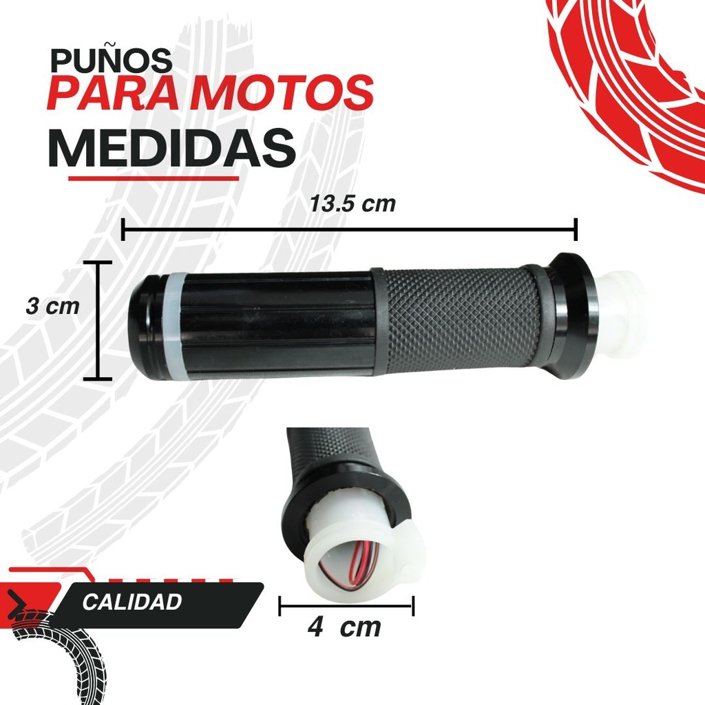Juego De Puños Matsuma Aluminio/con Luz 5 Variantes De Color