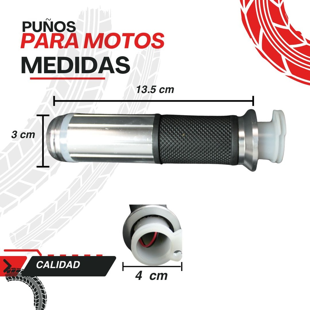 Juego De Puños Matsuma Aluminio/con Luz 5 Variantes De Color