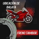 Balata Freno Tambor Ybr125 Nueva/italika Ds125/150
