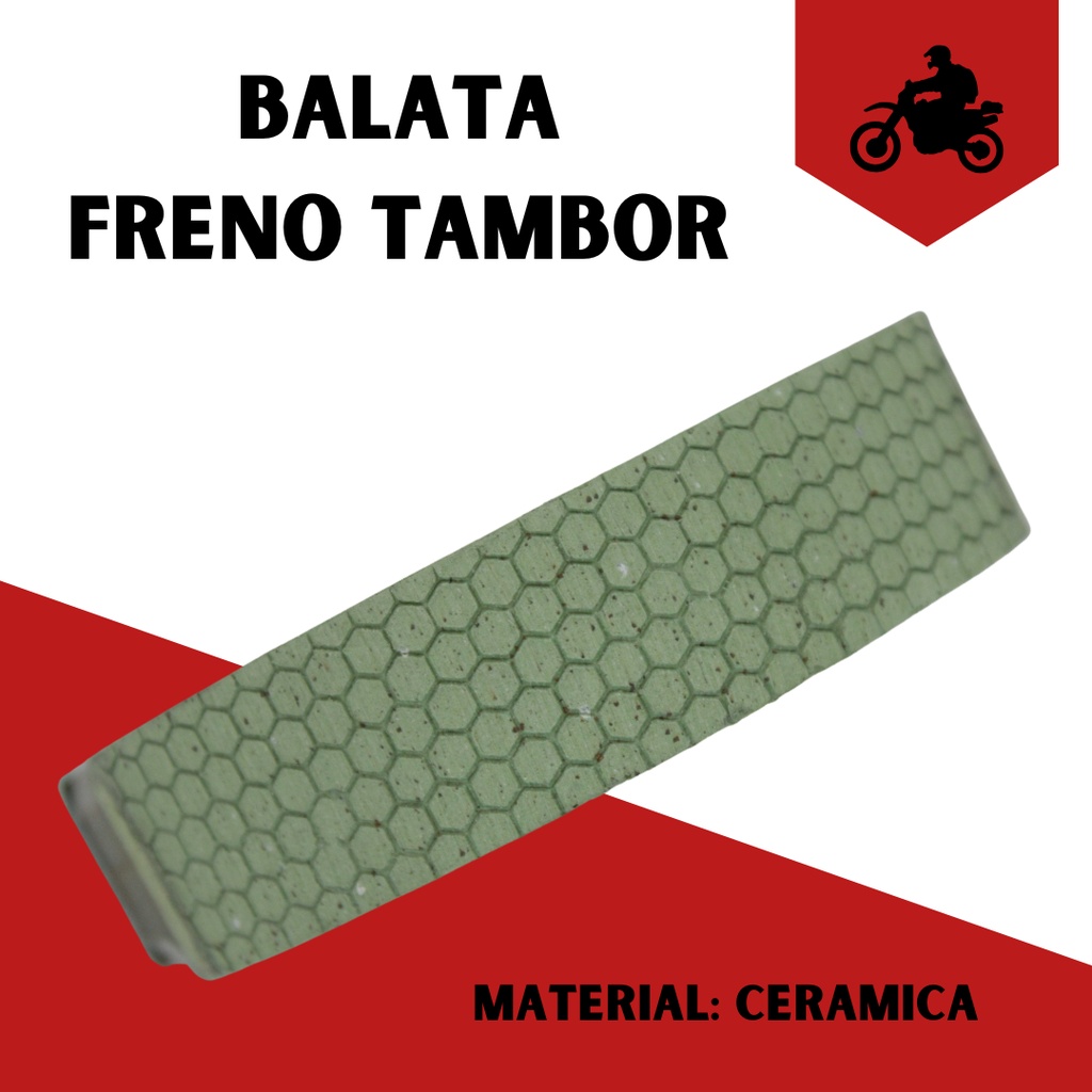 Balata Freno Tambor Resorte Cruzado Honda C90