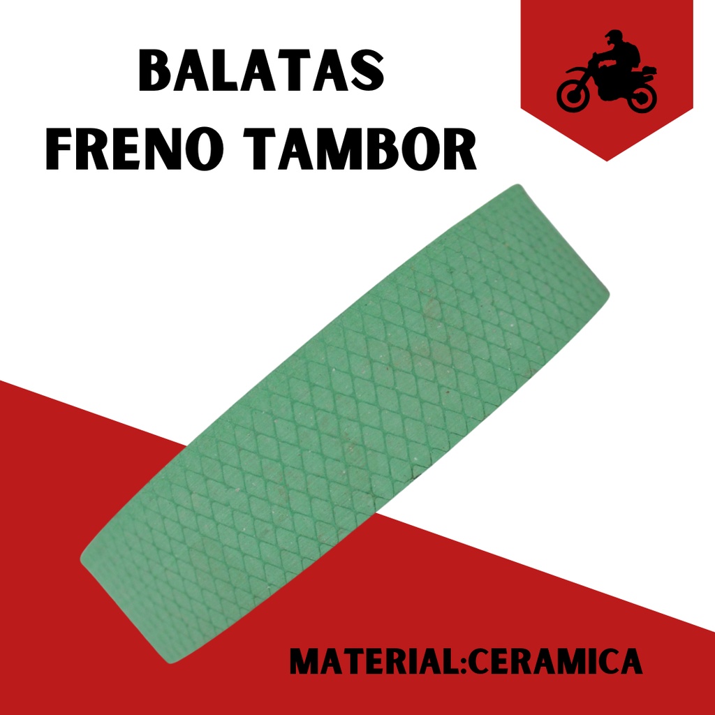 Balata Freno Tambor Para Moto Italika Ft150 Marca Matsuma
