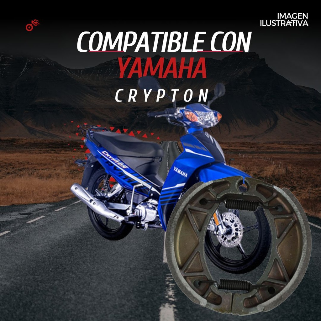 Balata Freno Tambor Para Yamaha Crypton Marca Matsuma