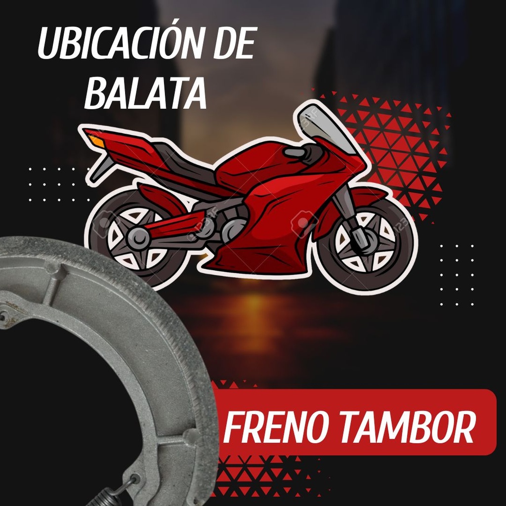 Balata Freno Tambor Para Rs125 Yamaha Marca Matsuma