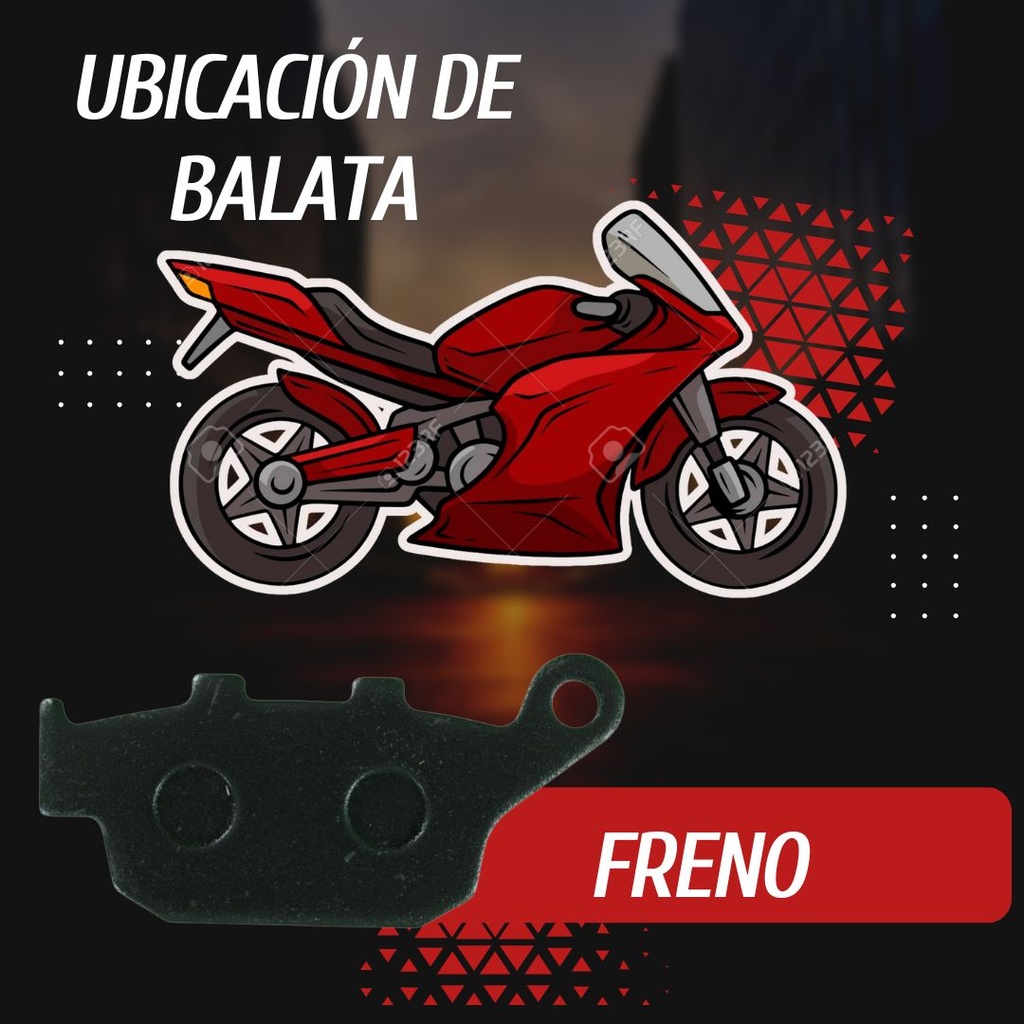 Balata Freno Para Italika 250z, 170z, Rt200, Rt200gp