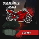Balata Freno Trasero Honda Cb150 Invicta Marca Matsuma