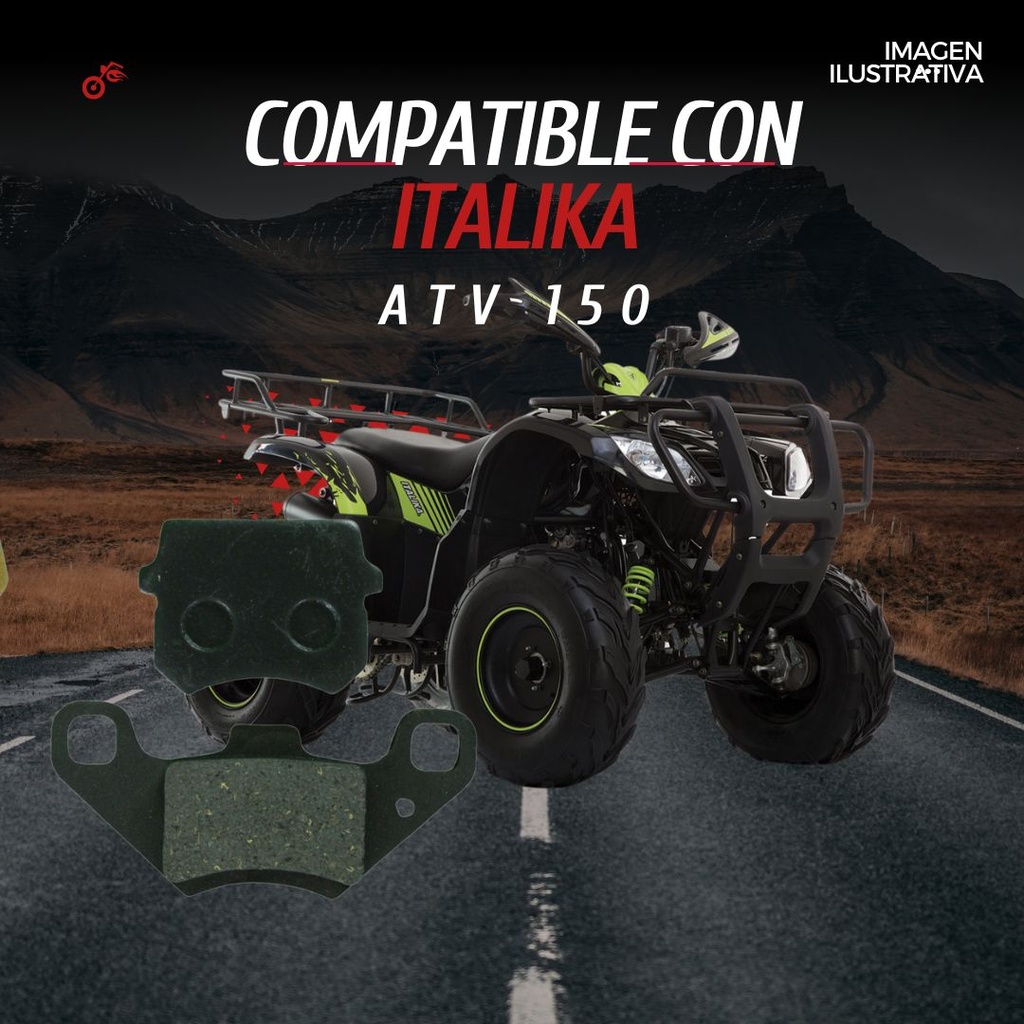 Balata Freno Disco Delantero Para Atv-150 Marca Matsuma
