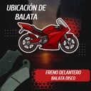Balata Freno Delantero Disco Para Yamaha Fz-16 Marca Matsuma
