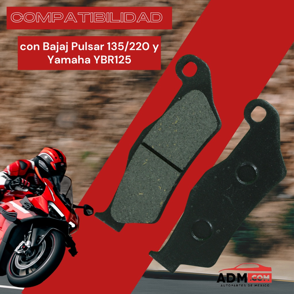 Balatas Freno Disco Delantero Pulsar 135/220, Yamaha Ybr125