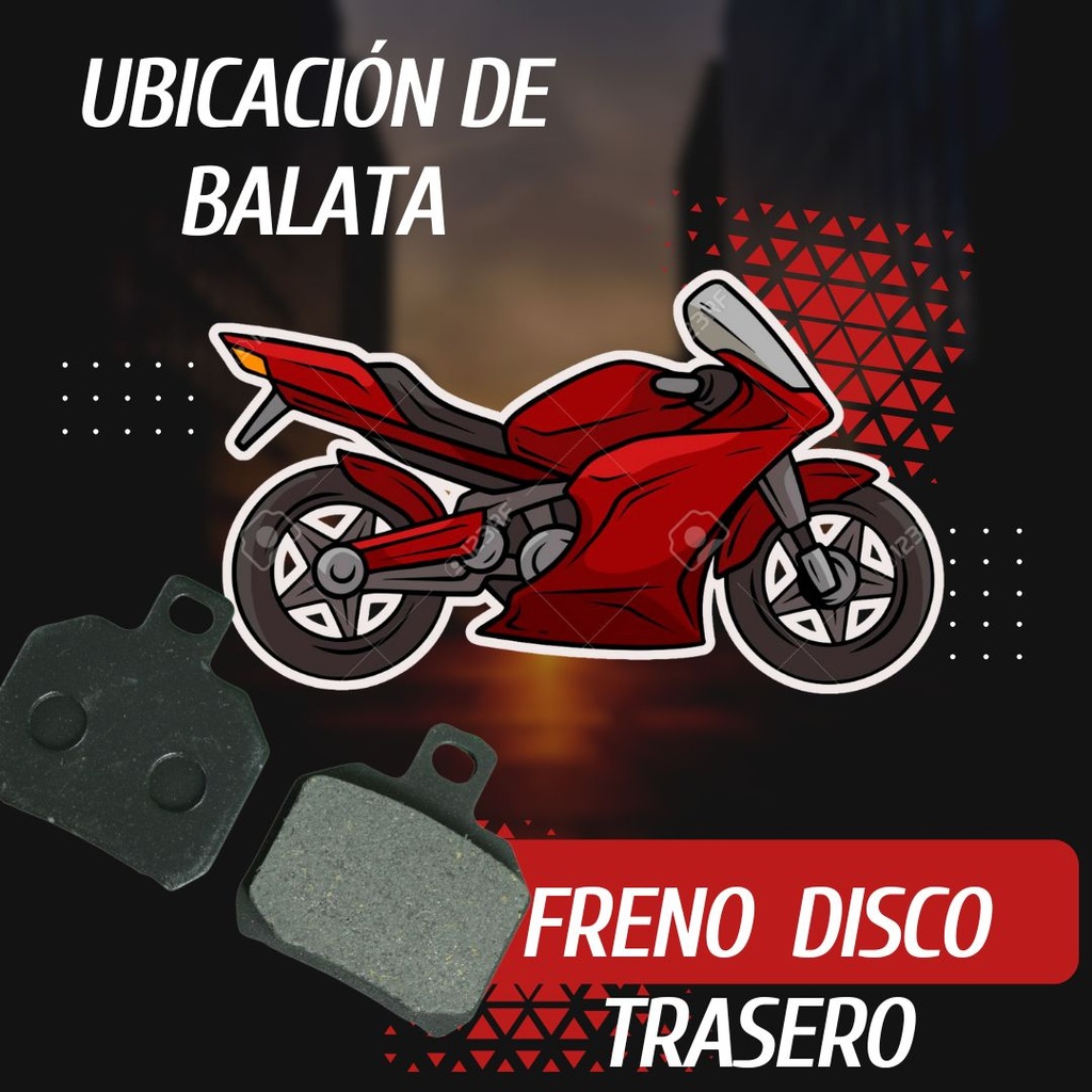 Balatas De Freno De Disco Trasero  Vento Vortex 200/250