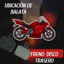 Balatas De Freno De Disco Trasero  Vento Vortex 200/250